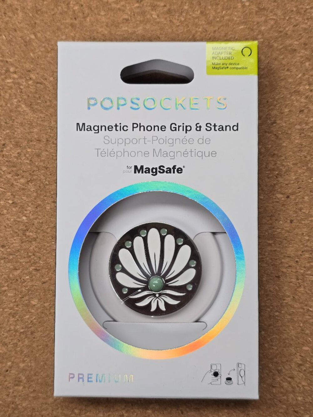 Popsockets Phone PopGrip for MagSafe Magnetic Holder Enamel Desert Gem Bloom